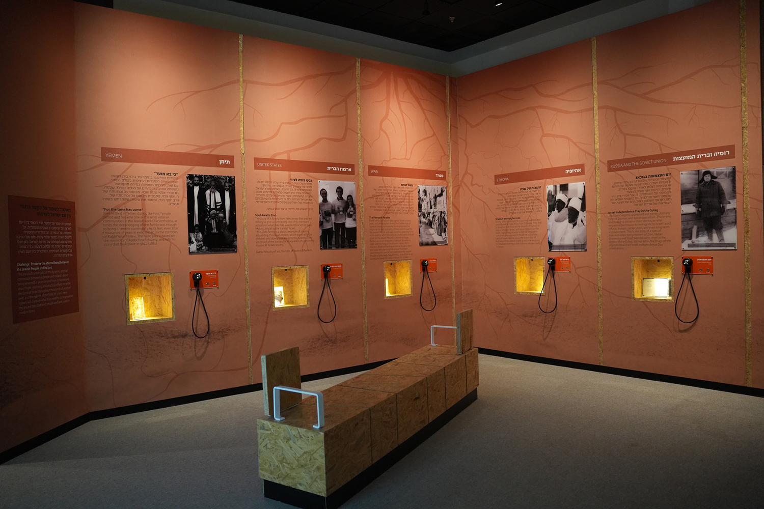  קיר מעוצב במוזיאון 